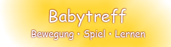 Babytreff Schriftzug